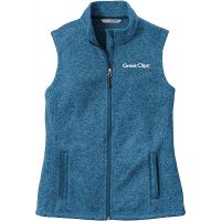 20-L236, X-Small, Medium Blue Heather, Chest, Great Clips.